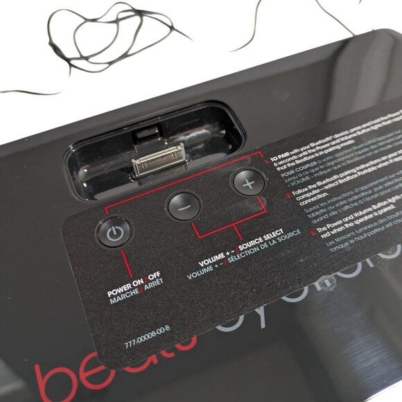 Beats by Dre Beatbox Portable Bluetooth Speaker Tested READ Black Red - Picture 8 of 13